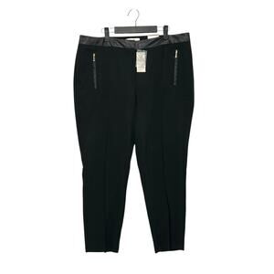 Chico's Manhattan Occasion Ankle Pants NWT Womens Sz 3 (XL) Black Slimming